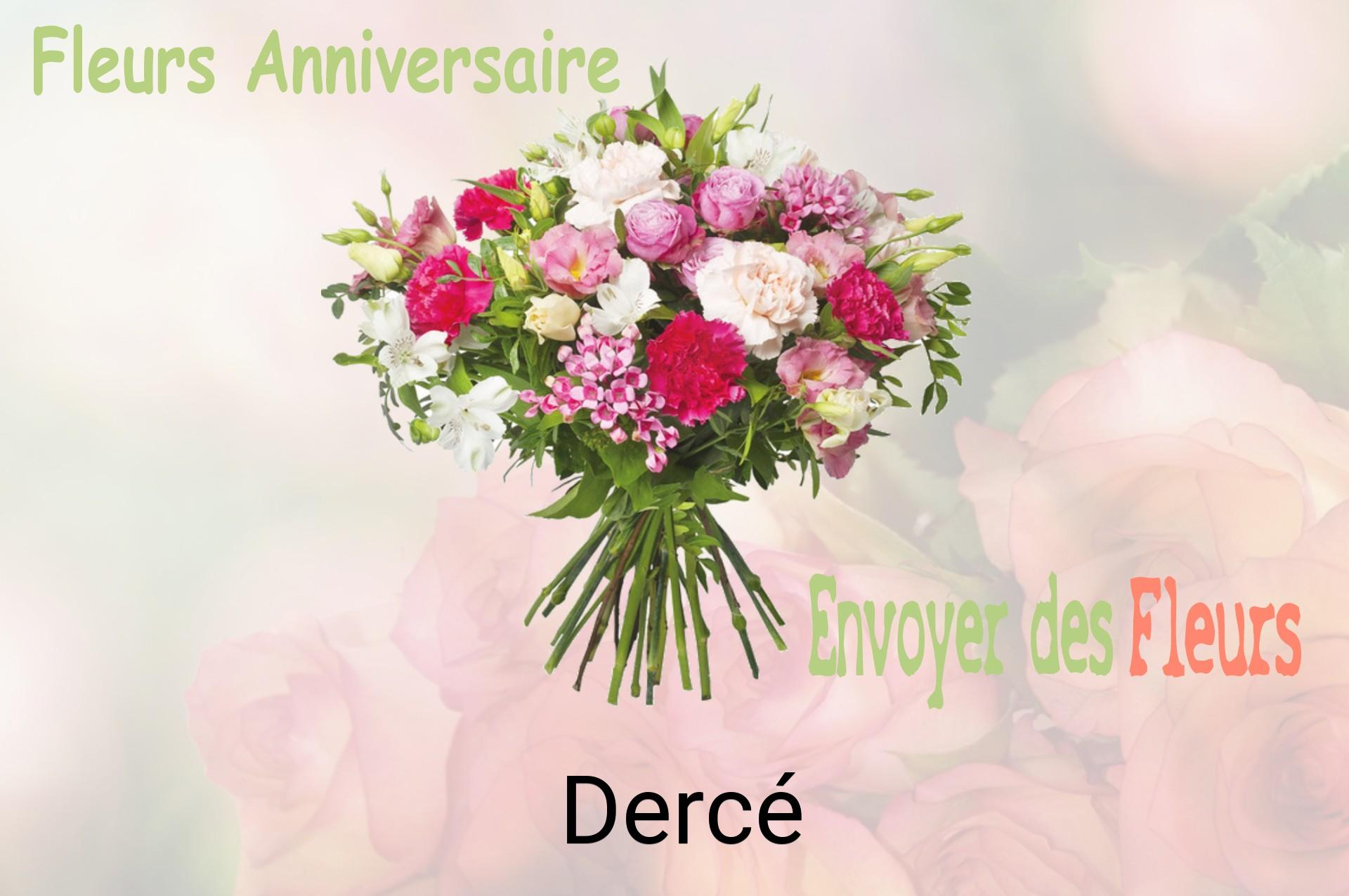 Bouquet de fleurs d’anniversaire livré à Dercé